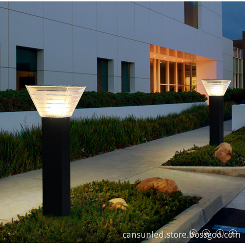 Remote Control On/Off for Color Temperature Adjustable 7W LED Bollard Light (Warm White/Cold White) for Lawn and Garden